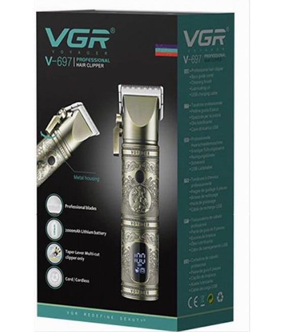 Tagliacapelli Professionale VGR V-697 | Rasoio Cordless Clipper Barber
