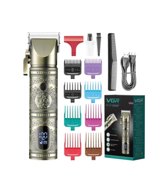 Tagliacapelli Professionale VGR V-697 | Rasoio Cordless Clipper Barber