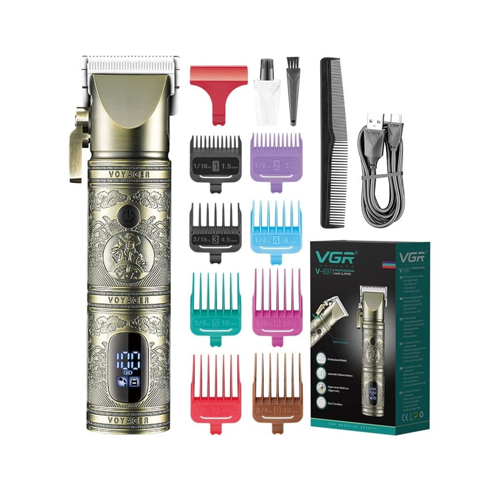 Tagliacapelli Professionale VGR V-697 | Rasoio Cordless Clipper Barber
