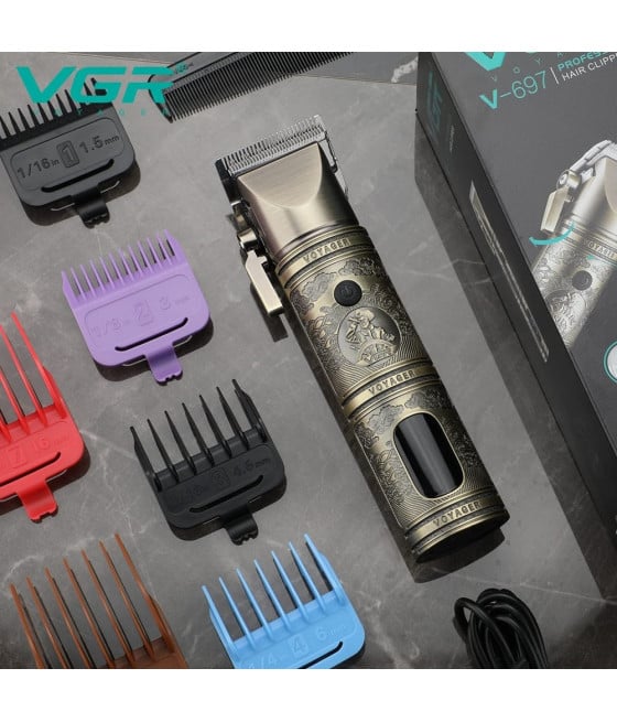 Tagliacapelli Professionale VGR V-697 | Rasoio Cordless Clipper Barber