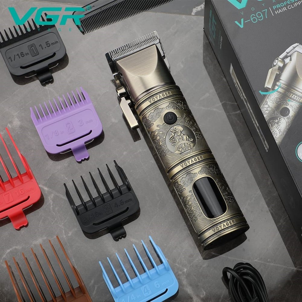 Tagliacapelli Professionale VGR V-697 | Rasoio Cordless Clipper Barber