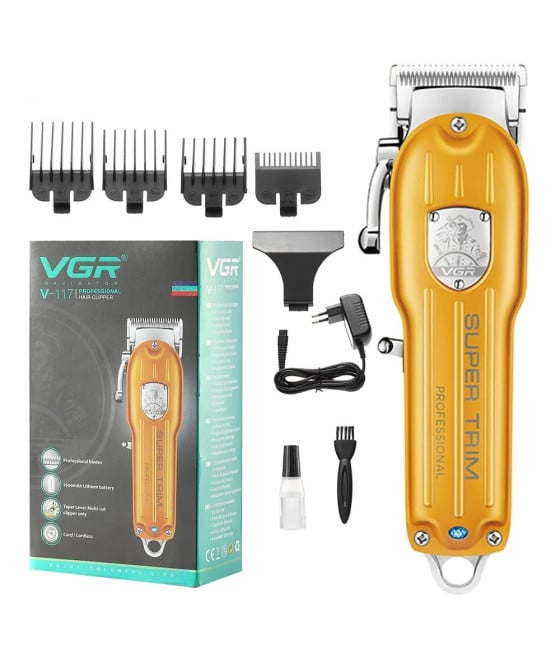 Tagliacapelli Professionale VGR V-117 | Rasoio Clipper Barber Precisione