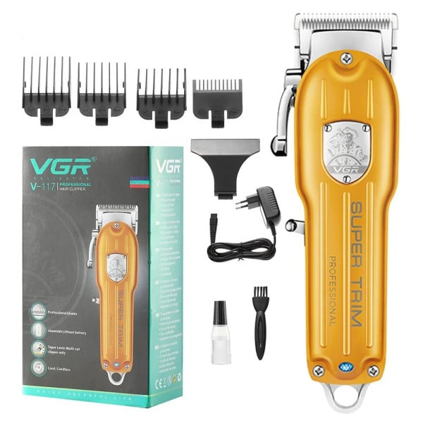 Tagliacapelli Professionale VGR V-117 | Rasoio Clipper Barber Precisione