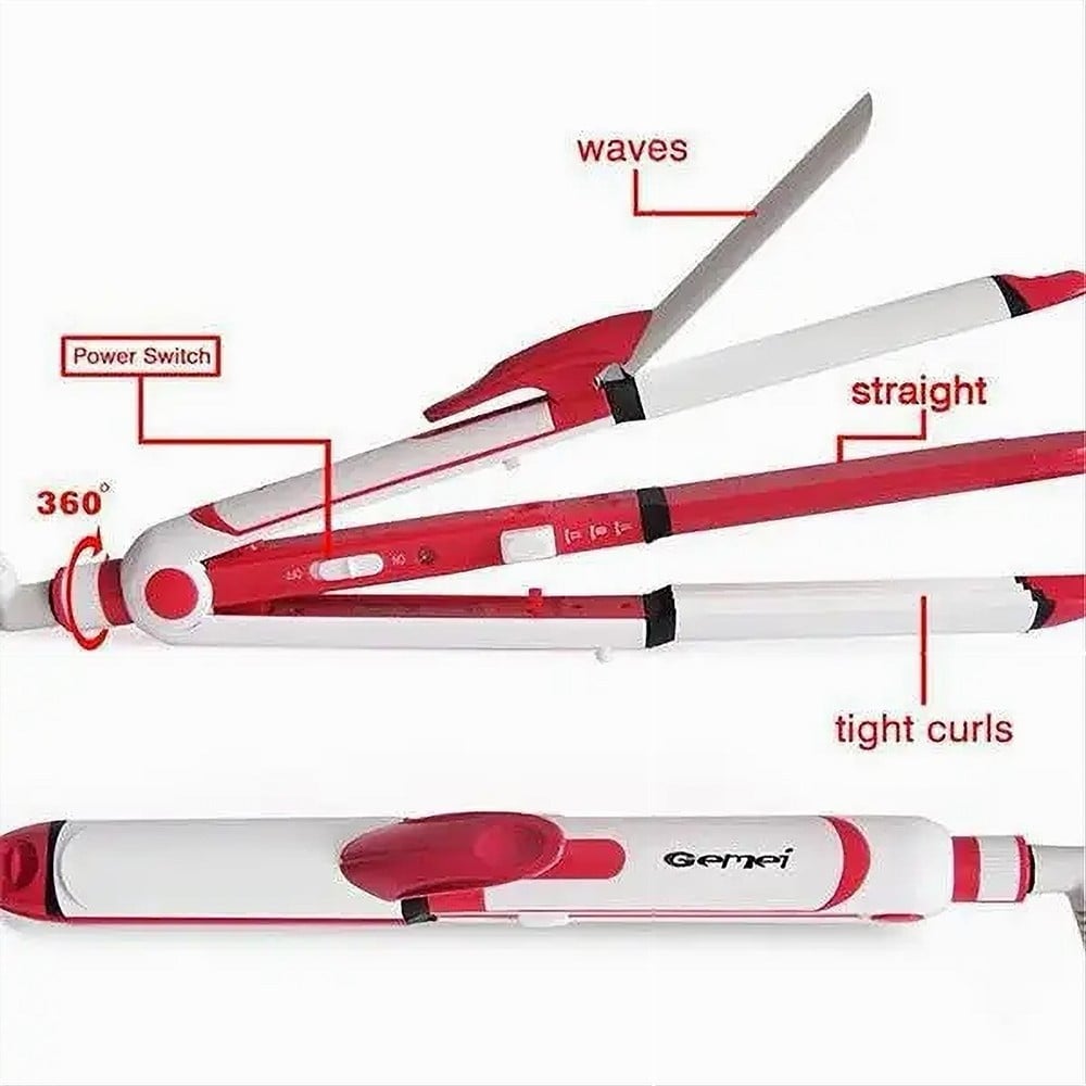 PIASTRA FERRO ARRICCIACAPELLI PROFESSIONALE MULTISTYLER 3 IN 1 GM-1958
