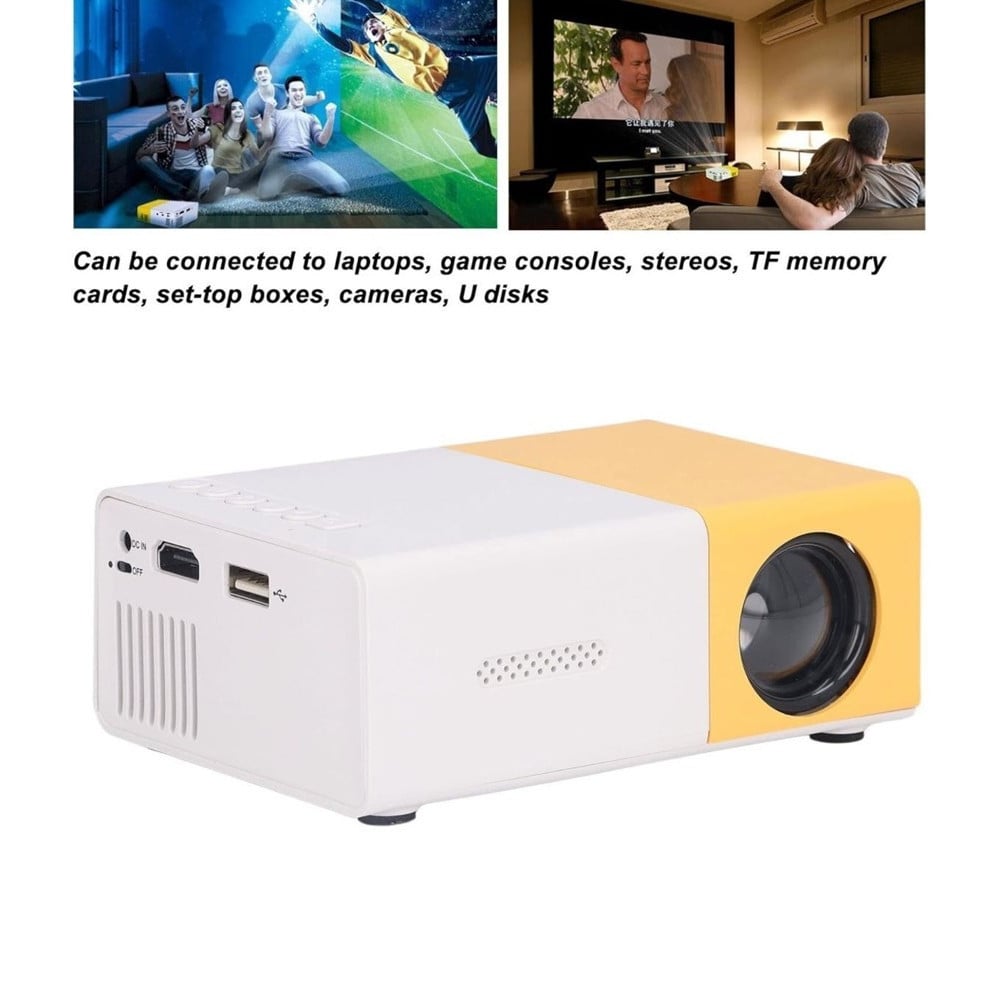 MINI PROIETTORE PORTATILE HD LED VIDEOPROIETTORE HOME CINEMA TV