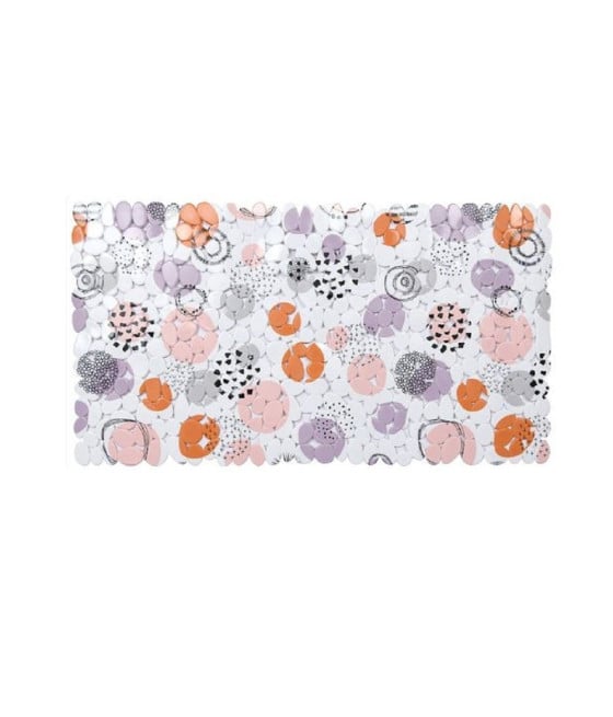 TAPPETO PVC SFERE ASTRATE ANTISCIVOLO VASCA BAGNO DOCCIA 67X36CM 87087