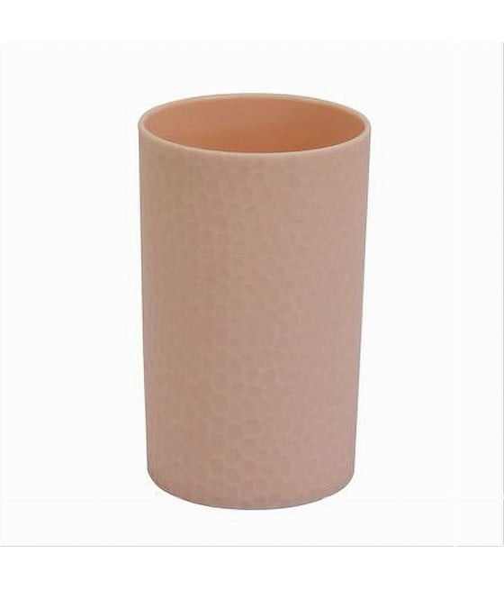 BICCHIERE PORTA SPAZZOLINI DA DENTI ROSA ACCESSORI ARREDO BAGNO 79783