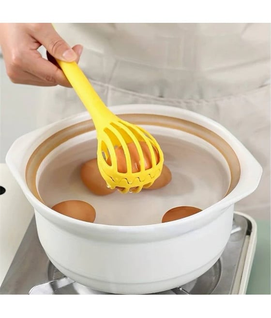 FRUSTA PINZA MULTIFUNZIONE MONTA MESCOLA SBATTE UTENSILE CUCINA CON CLIP