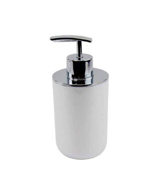 DISPENSER PORTA SAPONE LIQUIDO BIANCO SILVER PER RICAMBIO BAGNO 69461