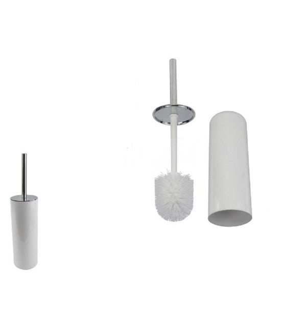 PORTASCOPINO PORTA SCOPINO SCOPETTINO BAGNO WATER BIANCO SILVER 69481