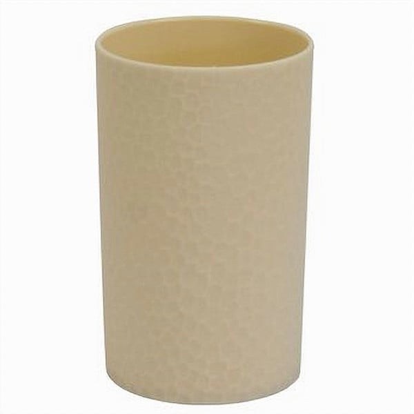 BICCHIERE PORTA SPAZZOLINI DA DENTI BEIGE ACCESSORI ARREDO BAGNO 79791
