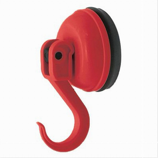 GANCIO APPENDINO ATTACCO A VENTOSA ROSSO IN PVC ABS BAGNO MOBILI 69928