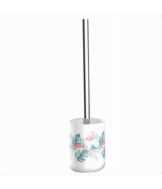 PORTASCOPINO PORTA SCOPINO BAGNO WC TOILETTE FENICOTTERI SCOPINO 69961