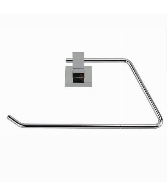 PORTA ASCIUGAMANO ASCIUGAMANI DOPPIO FISSAGGIO PARETE BAGNO 23CM 59182