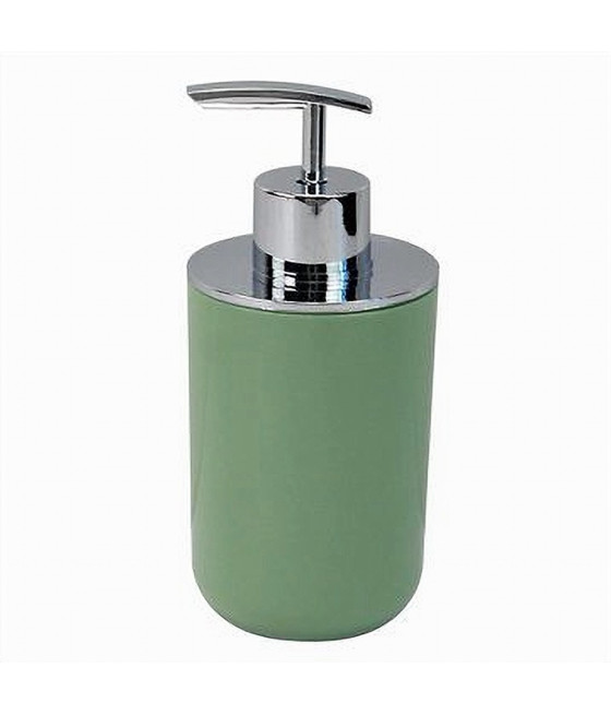 DISPENSER PORTA SAPONE LIQUIDO VERDE SILVER PER RICAMBIO BAGNO 79874