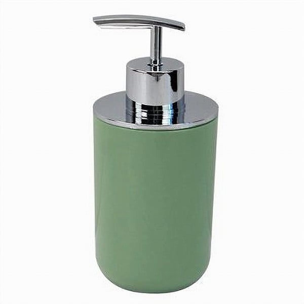 DISPENSER PORTA SAPONE LIQUIDO VERDE SILVER PER RICAMBIO BAGNO 79874