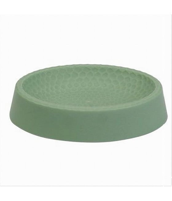 PIATTINO PER SAPONE DECORATO VERDE PORTASAPONETTA MODERNO BAGNO 79788