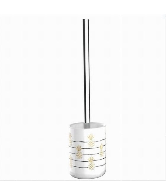 PORTASCOPINO BAGNO WC TOILETTE ANANAS CON SCOPINO COMPLETO 69755