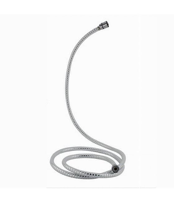TUBO LACCIO FLESSIBILE DOCCIA BIFLEX CROMO BIANCO UNIVERSALE 2MT 69226
