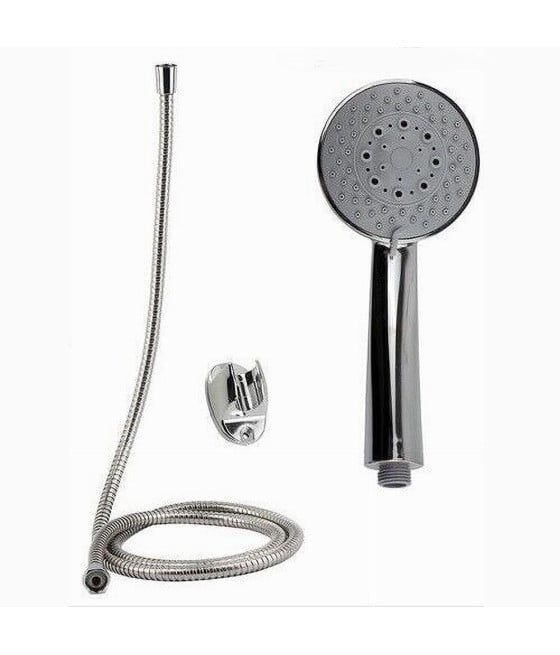 KIT DOCCETTA MULTIGETO SOFFIONE DOCCIA LACCIO 1,8MT STAFFA BAGNO 69053