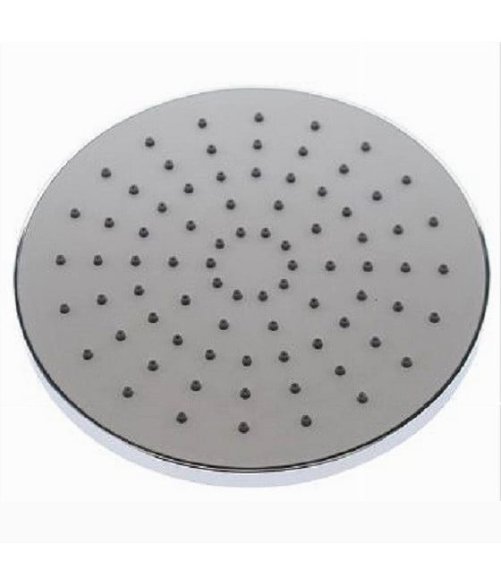 SOFFIONE PER DOCCIA ROTONDO 20 CM UGELLI FORI BAGNO MISCELATORE 79526