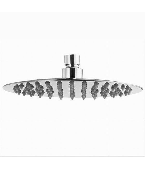 SOFFIONE DOCCIA SLIM UGELLI FORI BAGNO ROTONDO 15 CM 59268 CROMATO