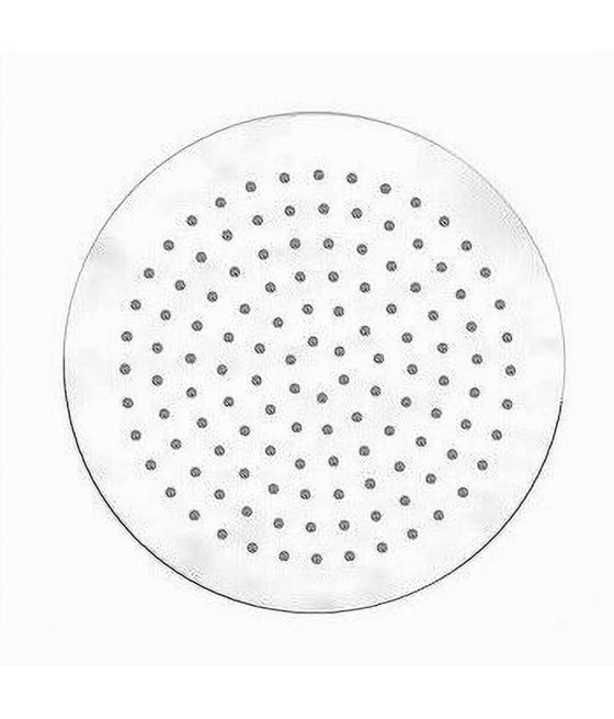 SOFFIONE DOCCIA ROTONDO 25CM UGELLI FORI BAGNO CROMATO ATTACCO 69120