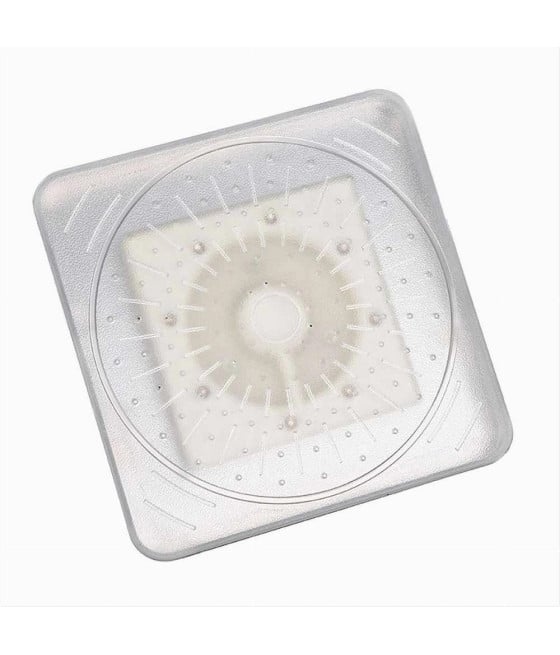 SOFFIONE DOCCIA QUADRATO 15CM A LED RGB BAGNO 79903 PER CROMOTERAPIA
