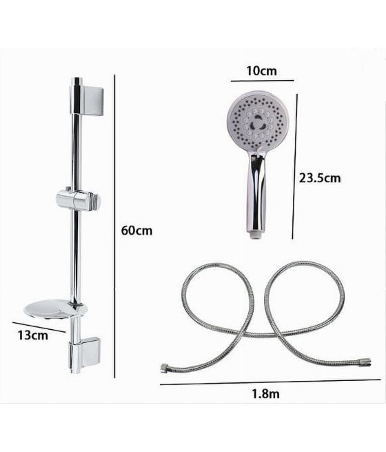 SALISCENDI DOCCIA DOCCETTA MULTIGETTO MENSOLA PORTASAPONE BAGNO 79390