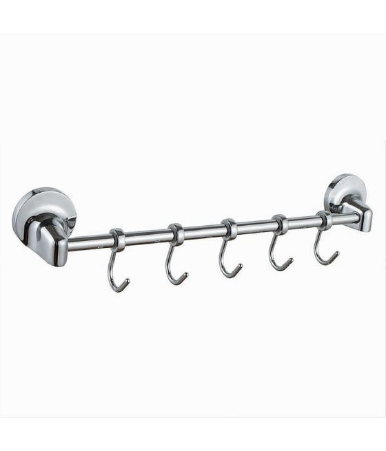 APPENDINO CON 5 GANCI PER ACCAPPATOI ASCIUGAMANI DA PARETE BAGNO 79811