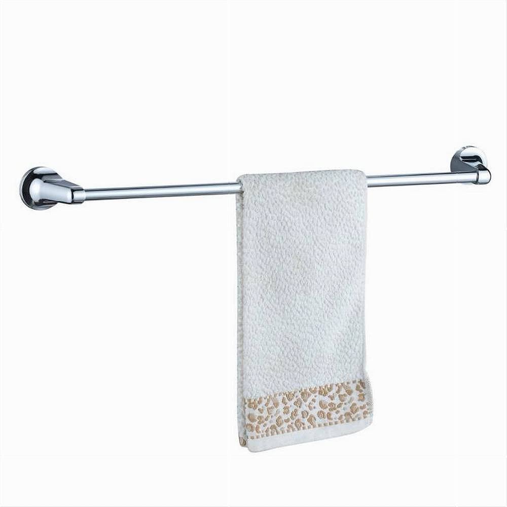 PORTA ASCIUGAMANO CROMATO 60 CM MANIGLIONE A PARETE BAGNO 79813