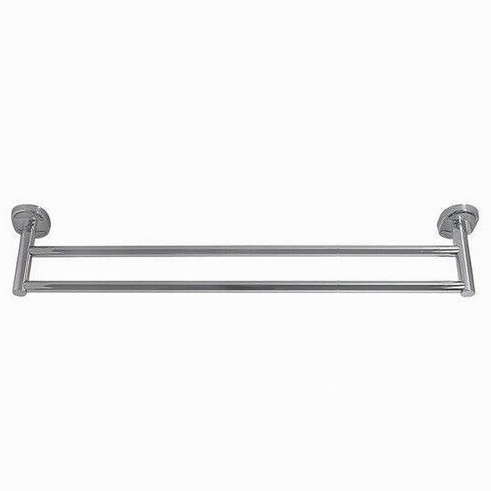 PORTASCIUGAMANI PORTA ASCIUGAMANO DOPPIO CROMATO 60CM BAGNO 52001