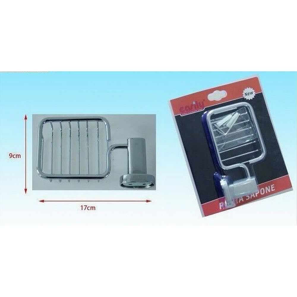 MENSOLA BAGNO DOCCIA PORTA SAPONE SAPONETTA RETTANGOLARE A MURO 52430A