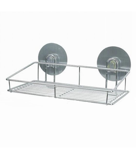 MENSOLA RETTANGOLARE PORTAOGGETTI BAGNO MONTAGGIO CON BIADESIVO 79844