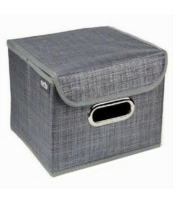 SCATOLA SALVASPAZIO PORTATUTTO CONTENITORE ORGANIZER 25X25X25CM 69691
