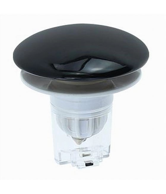 TAPPO SCARICO LAVANDINO BAGNO ANTIODORE UNIVERSALE POP UP NERO 87385