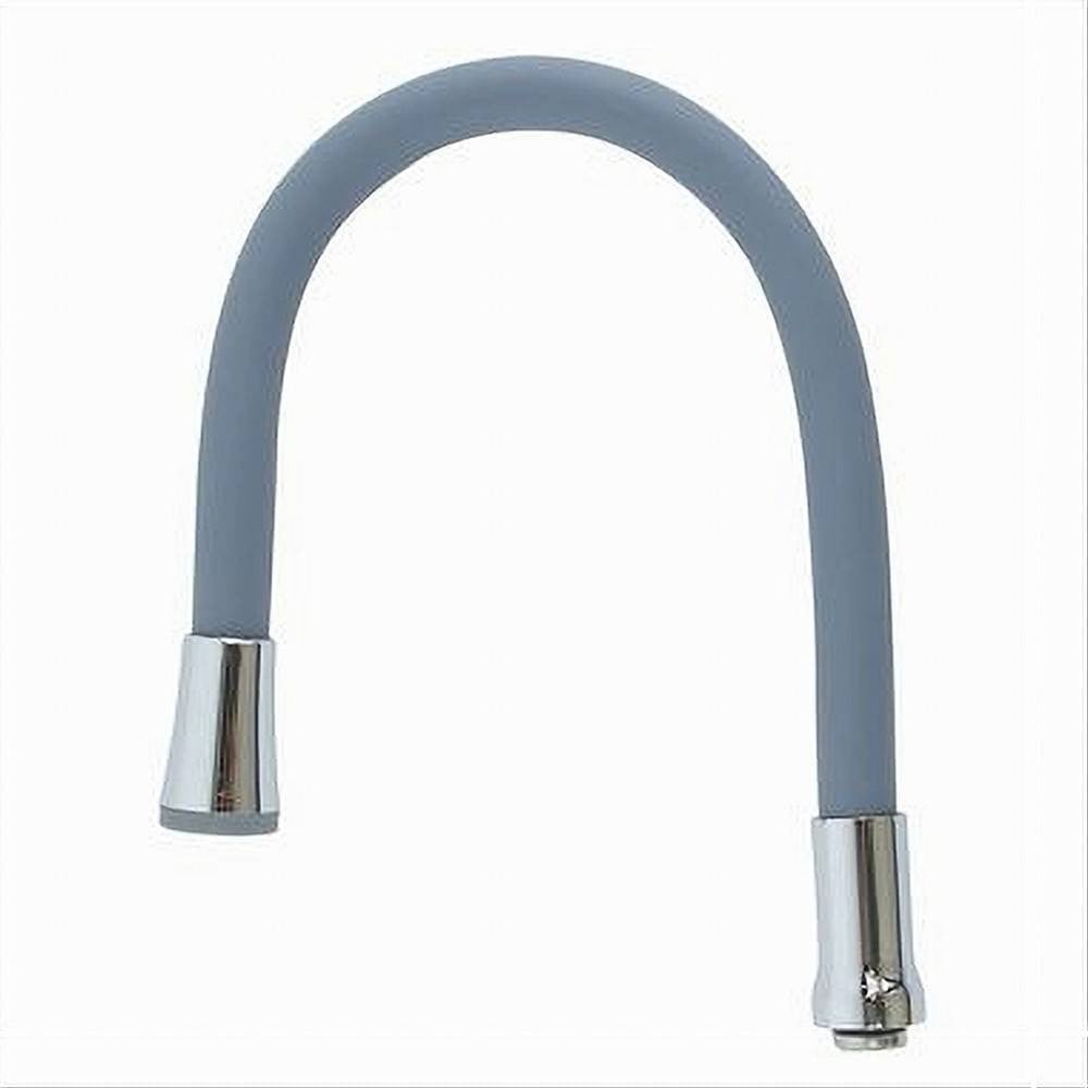 Trade Shop - Canna Ricambio Miscelatore Rubinetto Lavello Cucina Flessibile Grigio 50cm 87504 -