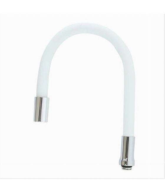 CANNA RICAMBIO TUBO FLESSIBILE RUBINETTO LAVELLO CUCINA BIANCO 87505