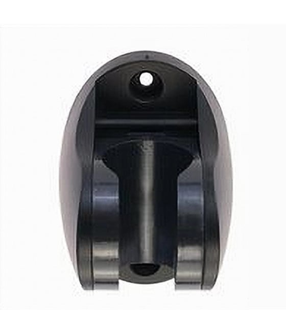 SUPPORTO STAFFA PORTA DOCCETTA DOCCIA SOFFIONE A MURO NERO 7CM 87139