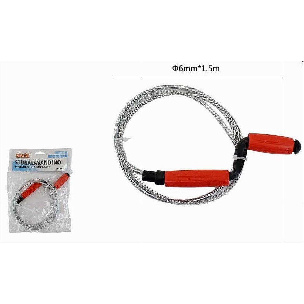 STURALAVANDINO MOLLA STURATUBI SCARICHI SPIRALE TUBI Ø6MMX1.5MT 59942