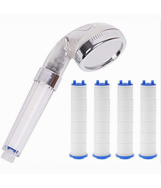SET 4PZ FILTRO RICAMBI PER DOCCETTA SOFFIONE DOCCIA DEPURA ACQUA 87517
