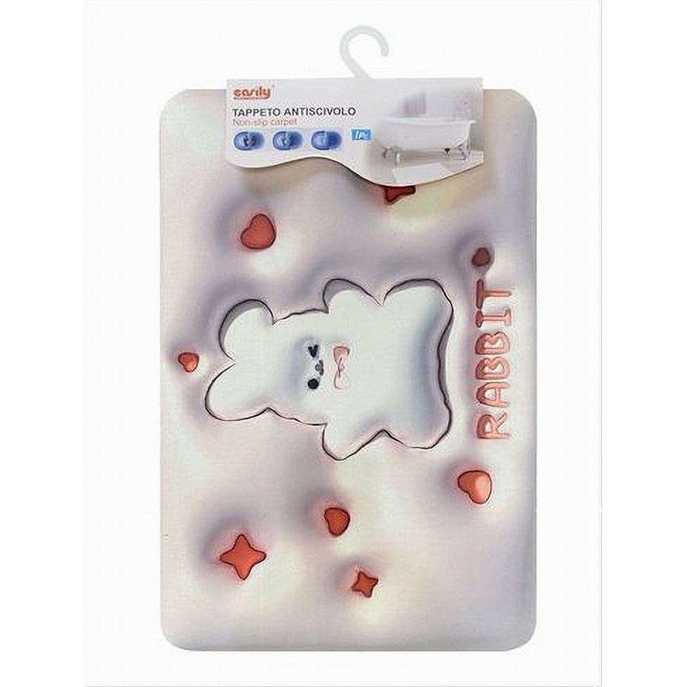 TAPPETO TAPPETINO ANTISCIVOLO BAGNO CARTOON EFFETTO 3D 38X58CM 87222