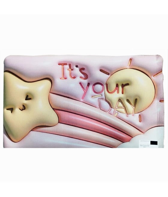 TAPPETO TAPPETINO ANTISCIVOLO BAGNO CARTOON EFFETTO 3D 38X58CM 87222