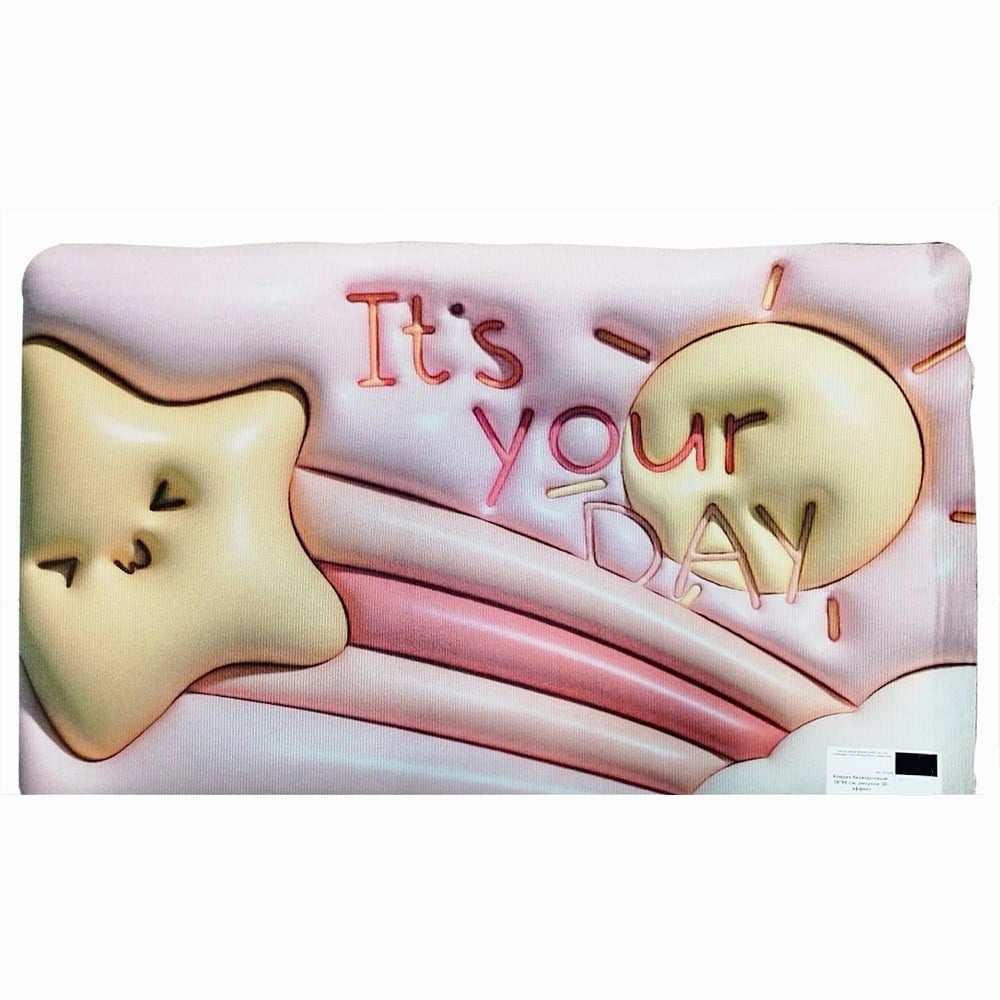 TAPPETO TAPPETINO ANTISCIVOLO BAGNO CARTOON EFFETTO 3D 38X58CM 87222