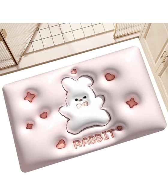 TAPPETO TAPPETINO ANTISCIVOLO BAGNO CARTOON EFFETTO 3D 38X58CM 87222
