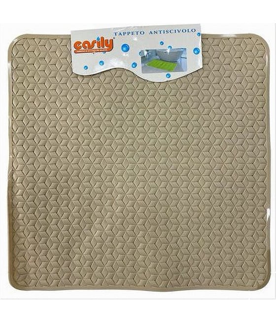 TAPPETO PVC ANTISCIVOLO PER VASCA BAGNO DOCCIA QUADRATO 50X50 CM 59317