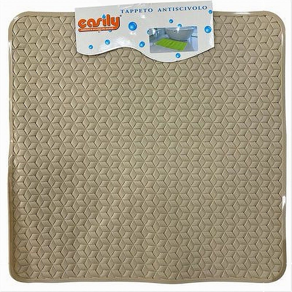 TAPPETO PVC ANTISCIVOLO PER VASCA BAGNO DOCCIA QUADRATO 50X50 CM 59317