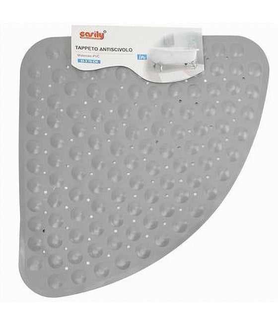 TAPPETO PVC ANTISCIVOLO TRIANGOLARE VASCA BAGNO DOCCIA 50X70 CM 79737