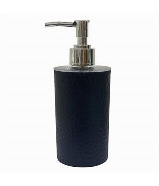 DISPENSER SAPONE LIQUIDO LAVANDINO NERO ACCESSORI ARREDO BAGNO 79181