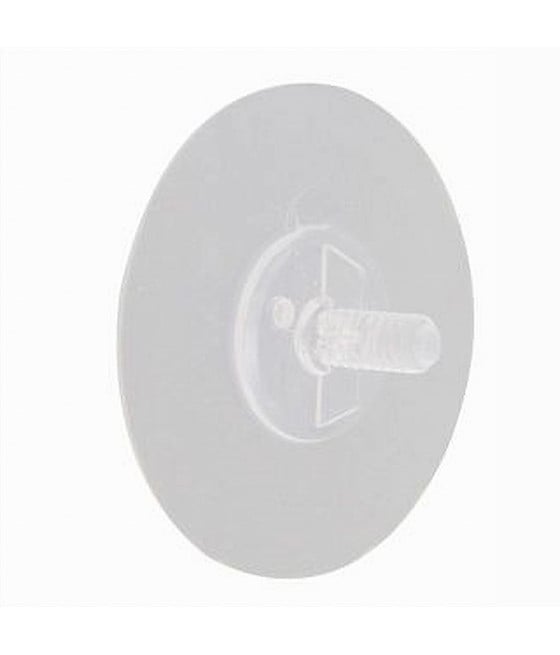 RICAMBIO VENTOSA SATINATA TRASPARENTE 6.5CM FORTE ASPIRAZIONE 59538